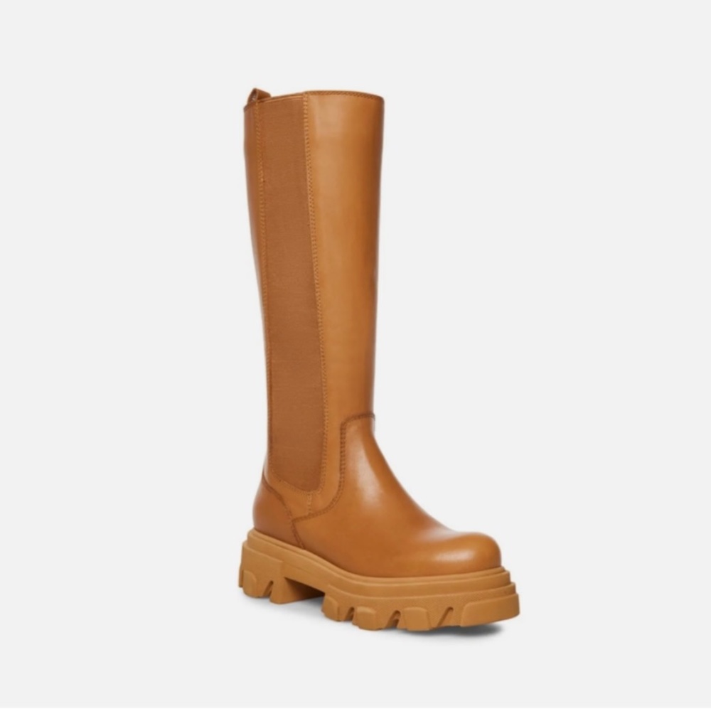 Steve Madden tall boots chunky lug sole